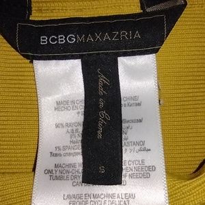 BCBG Max Aria cumin mini skirt